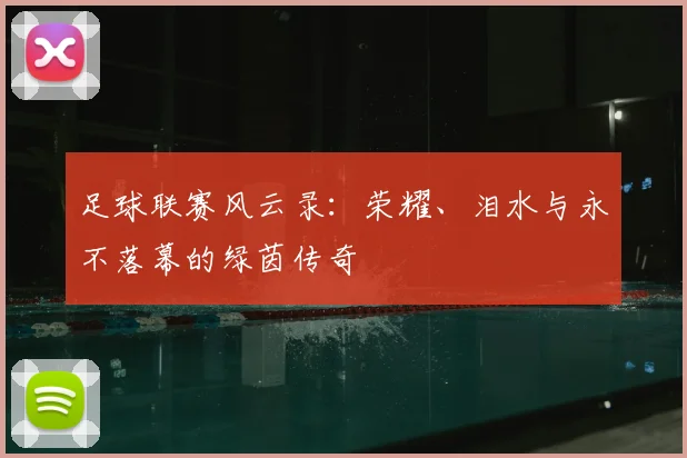 足球联赛风云录:荣耀、泪水与永不落幕的绿茵传奇